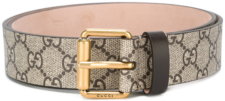 Authentic Gucci GG Snake Print Supreme Belt