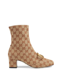 Gucci Gg Ankle Boot With Double G