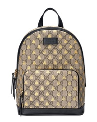 Gucci Bee Gg Supreme Canvas Backpack