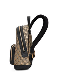 Gucci Beige Gg Supreme Bestiary Backpack