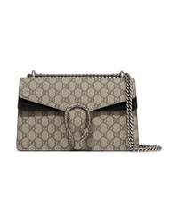 Gucci Dionysus Small Printed  Canvas And Suede Shoulder Bag