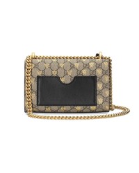 Gucci Gold Gg Bees Padlock Small Shoulder Bag