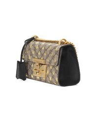 Gucci Gold Gg Bees Padlock Small Shoulder Bag