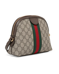 Gucci Ophidia Textured Med Printed  Canvas Shoulder Bag