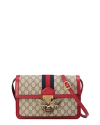 Gucci Queen Margaret Gg Supreme Small Crossbody Bag