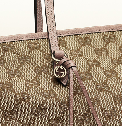 Gucci Beige & nut brown original GG canvas Bree tote bag – Profile