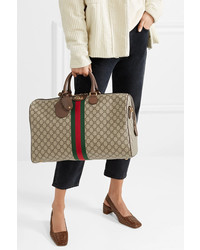 Gucci Ophidia Medium Textured Med Printed  Canvas Weekend Bag