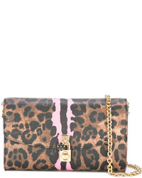 Dolce & Gabbana Leopard Print Clutch Bag