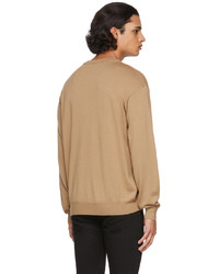 Moschino Beige Wool Couture Sweater