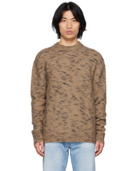 Acne Studios Brown Brushed Sweater
