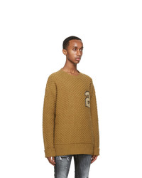 DSQUARED2 Brown Wool Sweater