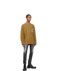 DSQUARED2 Brown Wool Sweater