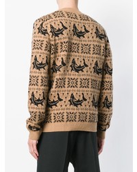 Gucci Embroidered Long Sleeve Sweater