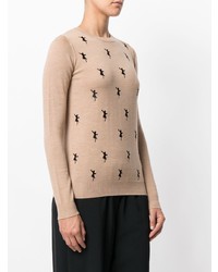 Sonia Rykiel Embroidered Panther Jumper