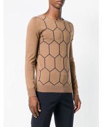 Boglioli Knit Patterned Sweater