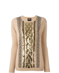 Markus Lupfer Sequined Cable Jumper