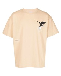 Students 1st Team Bird Print Round Neck T Shirt