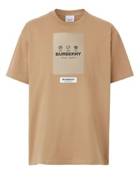 Burberry Appliqu Logo Short Sleeved T Shirt