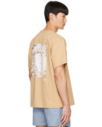 Helmut Lang Beige Cotton T Shirt