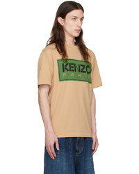 Kenzo Beige Paris Crewneck T Shirt
