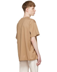 Burberry Brown Cotton T Shirt