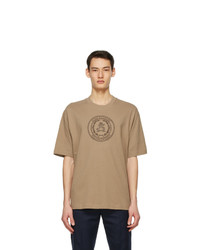 Acne Studios Brown Embroidered T Shirt