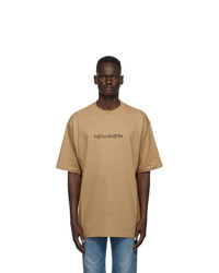 Balenciaga Brown Symbolic T Shirt
