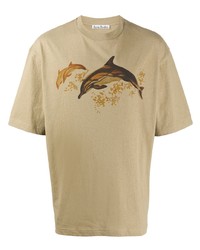 Acne Studios Dolphin Print T Shirt