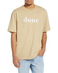 Topman Done Slogan T Shirt