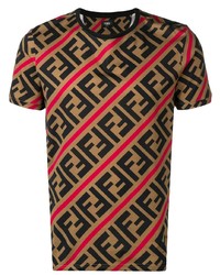 Fendi Double F Logo T Shirt