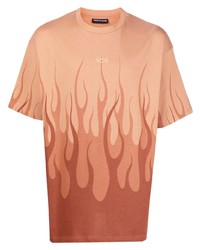 Vision Of Super Flame Printed T Shirt