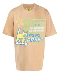 MARKET Graphic Print Short Sleeved T Shirt