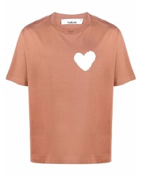 Haikure Heart Print Organic Cotton T Shirt