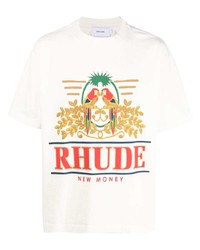 Rhude Logo Graphic Print T Shirt
