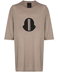 Moncler + Rick Owens Logo Patch Long T Shirt