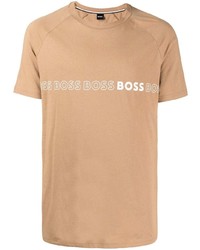 BOSS Logo Print Cotton T Shirt