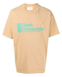 Chocoolate Logo Print Crew Neck T Shirt