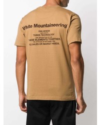 White Mountaineering Logo Print Crewneck T Shirt