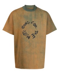 Song For The Mute Logo Print Distressed T Shirt