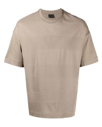 Emporio Armani Monogram Print Short Sleeved T Shirt