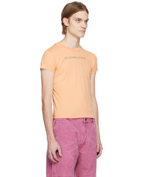 Acne Studios Orange Heat Reactive T Shirt