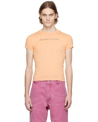 Acne Studios Orange Heat Reactive T Shirt