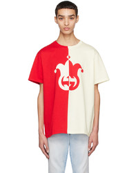 Gucci Red White Jester T Shirt