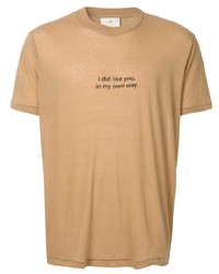 Song For The Mute Slogan Print T Shirt