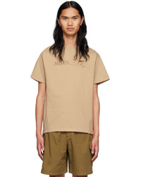 Noah Tan Cotton T Shirt