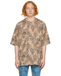 VERSACE JEANS COUTURE Tan Tapestry T Shirt