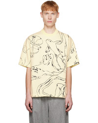 Jil Sander Yellow Print T Shirt