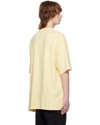 Martine Rose Yellow Printed T Shirt
