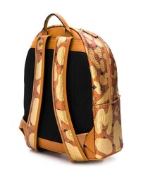 MCM Backpack In Leopard Print