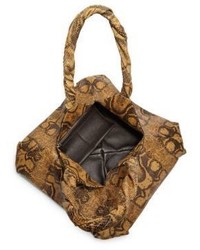 Givenchy Pyramidal Python Print Leather Shoulder Bag